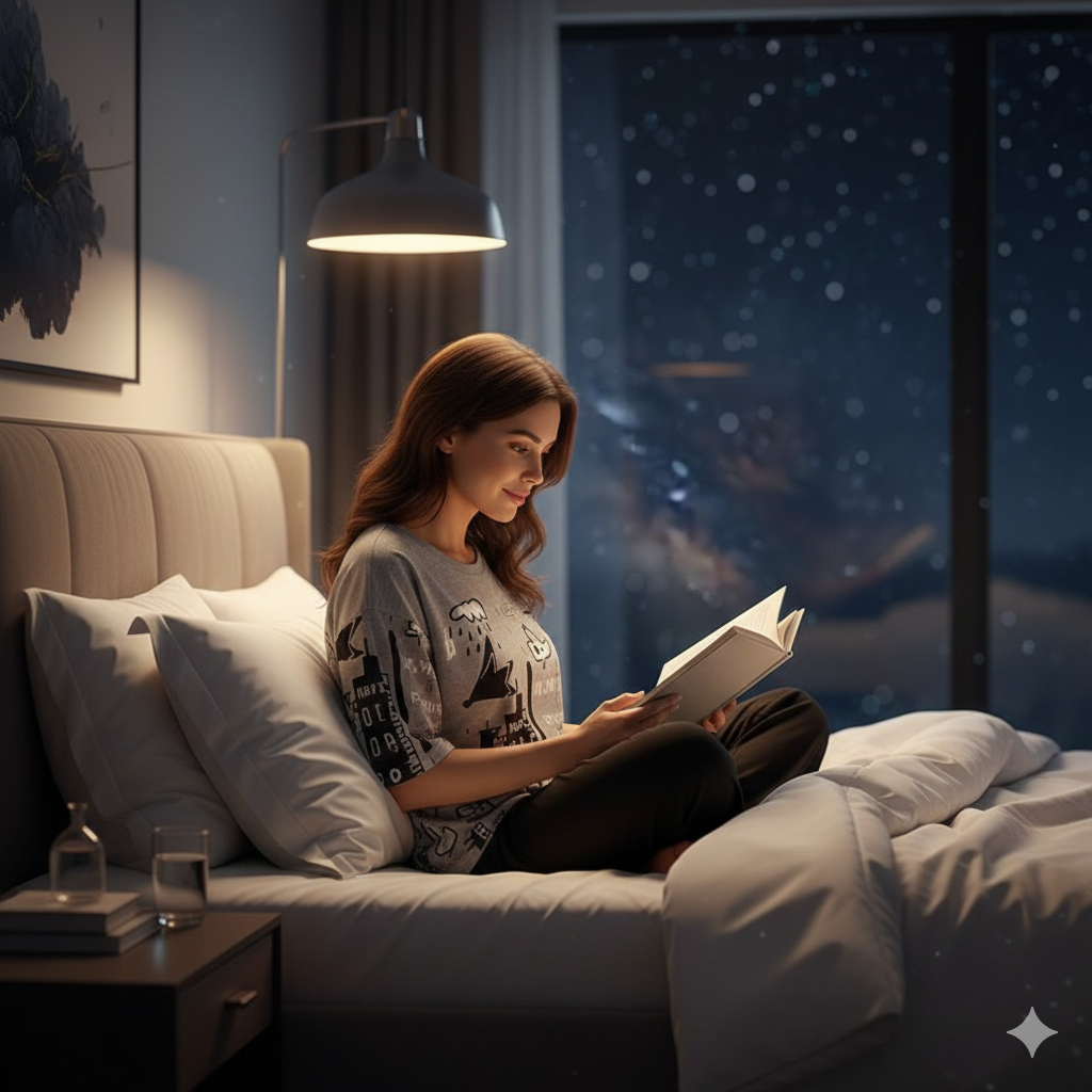 Urban Sketch Tee & Shorts Sleep Set